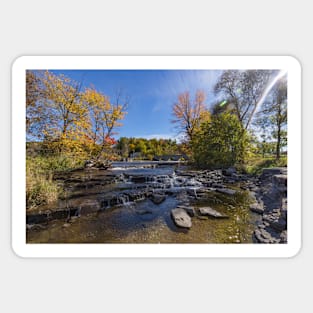 Waterfalls in fall Sticker